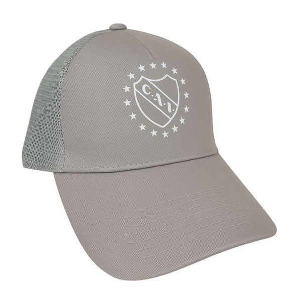 Club Atlético Independiente Official Trucker Cap Gray Design CAI Gorra Camionera Diseño CAI Gris