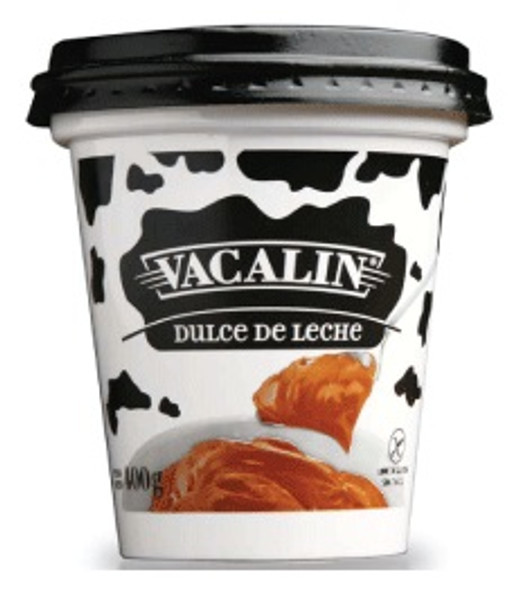 Vacalin Dulce de Leche Classic Creamy Milk Confiture, 400 g / 14.1 oz plastic bin