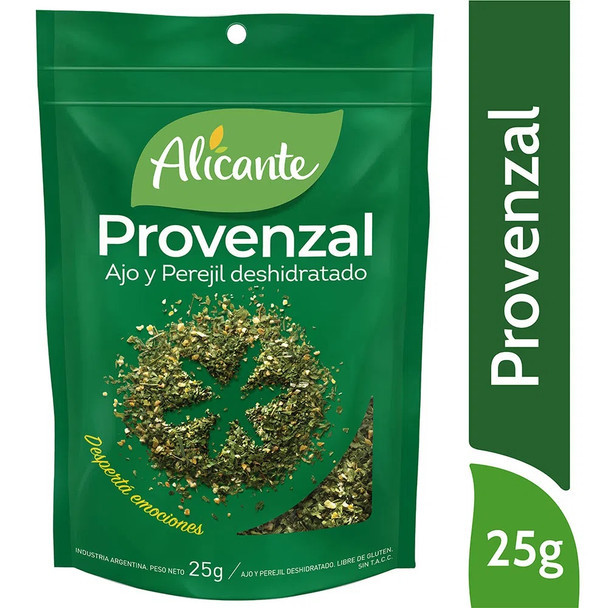 Alicante Provenzal Provenzal Spice Garlic & Parsley, 25 g / 0.88 oz zipper pouch (pack of 3)