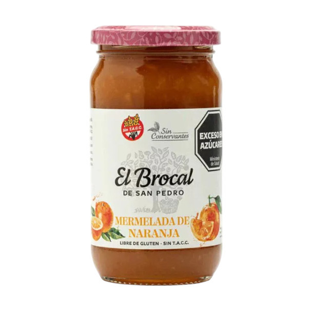 El Brocal Mermelada Naranja Artesanal Plum Jam - Gluten Free, 420 g / 14.81 oz jar