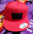Velcro Patch Hat Red