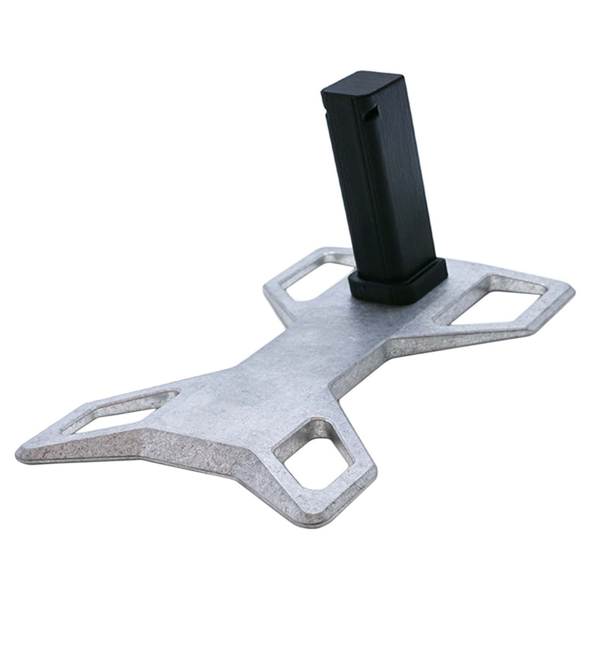 Gun Stand Raw Aluminum - LOK Grips