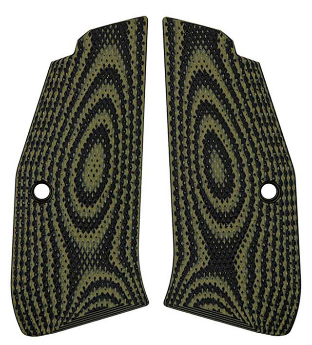 ファルコンスラローム CZ 97 Palm Swell Checkered - LOK Grips