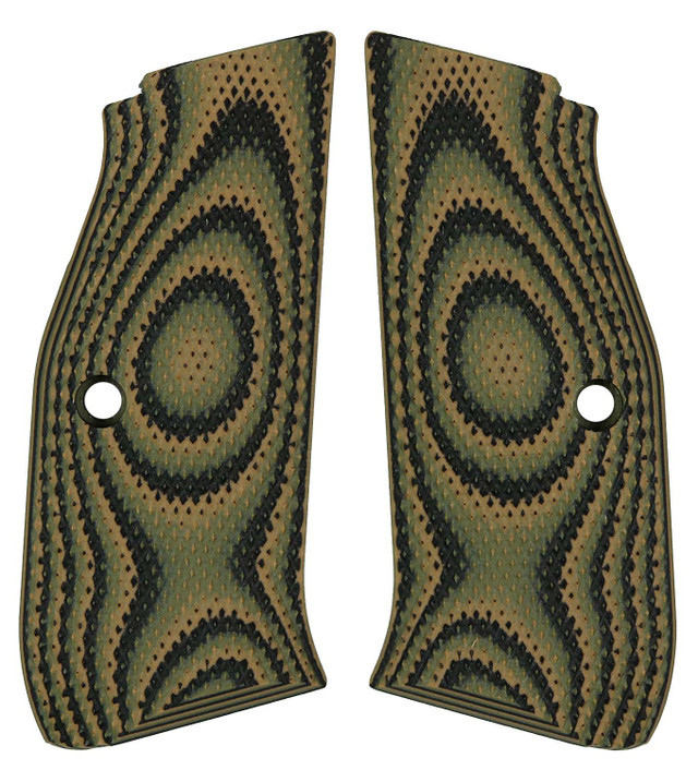 ☆　POLVO×2 CZ Shadow 2 Palm Swell Full Checkered - LOK Grips