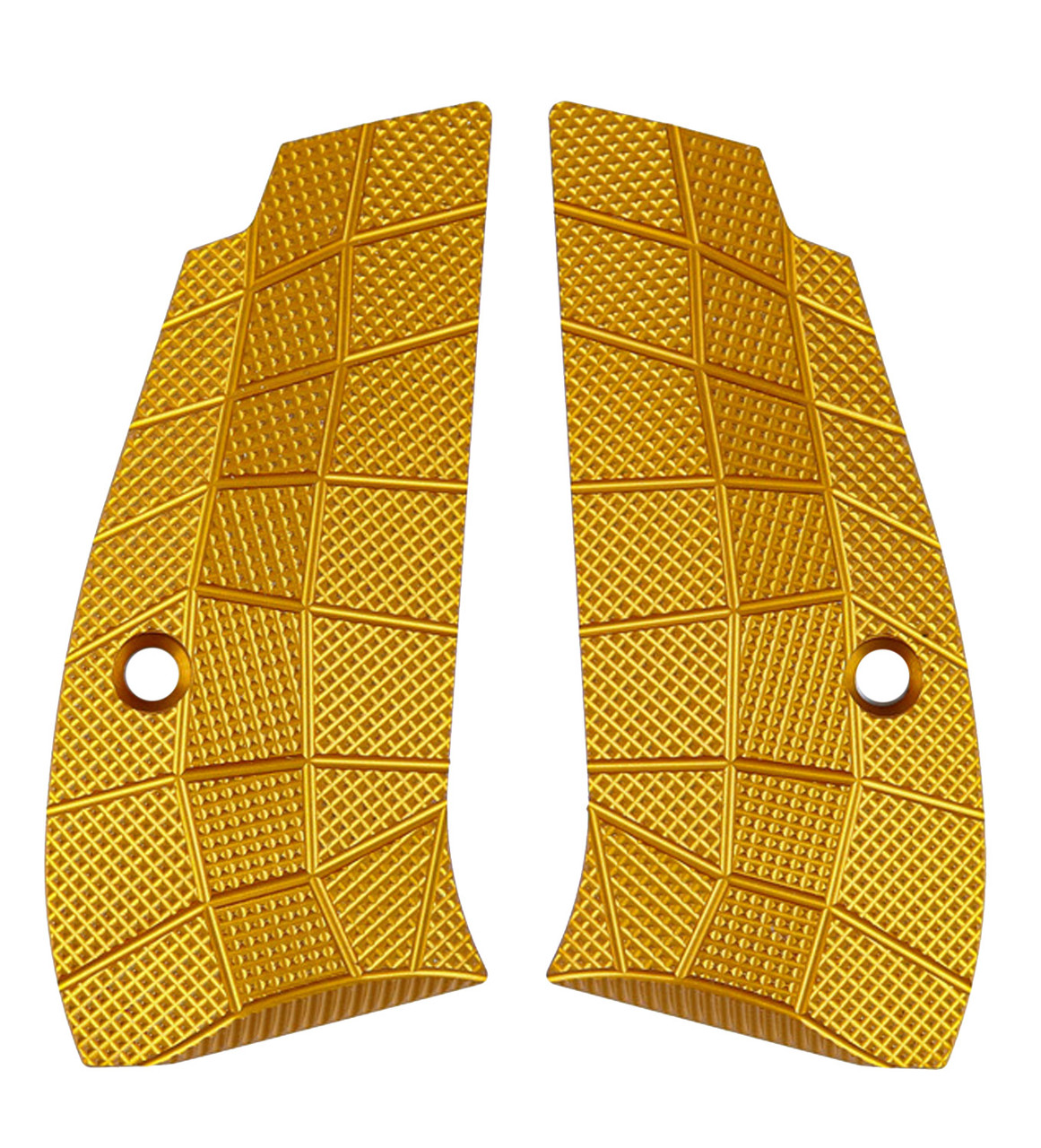 CZ 75 Compact Palm Swell GridLOK Aluminum Grips