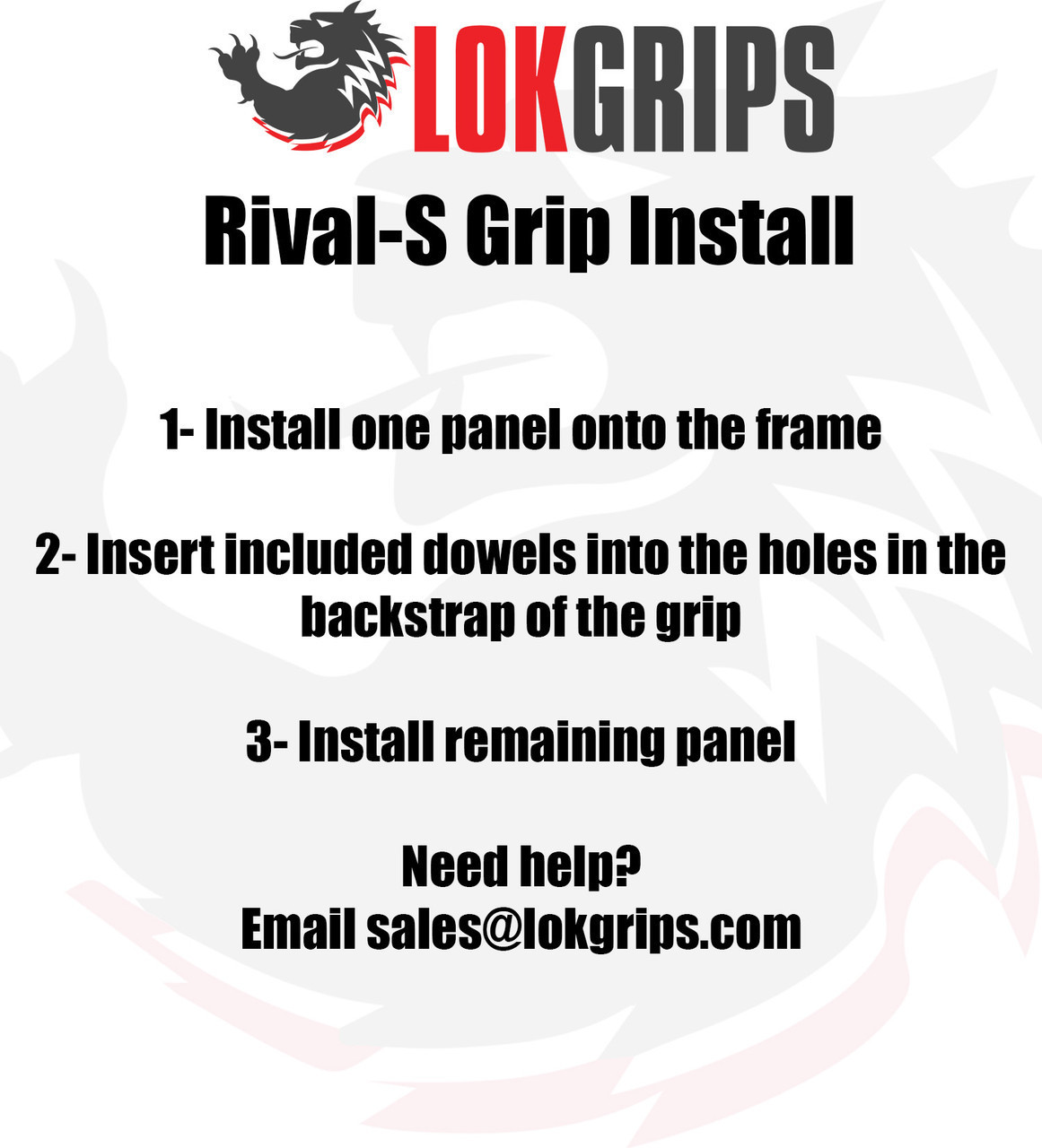 Canik SFx Rival-S Palm Swell GridLOK Aluminum Grips - Lok Grips