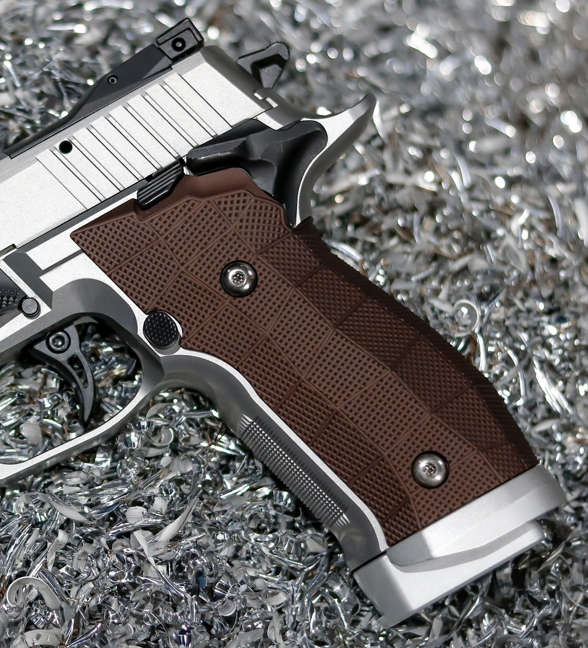 Small Batch* Sig Sauer P226 SAO GridLOK - Aluminum - Matte Brown