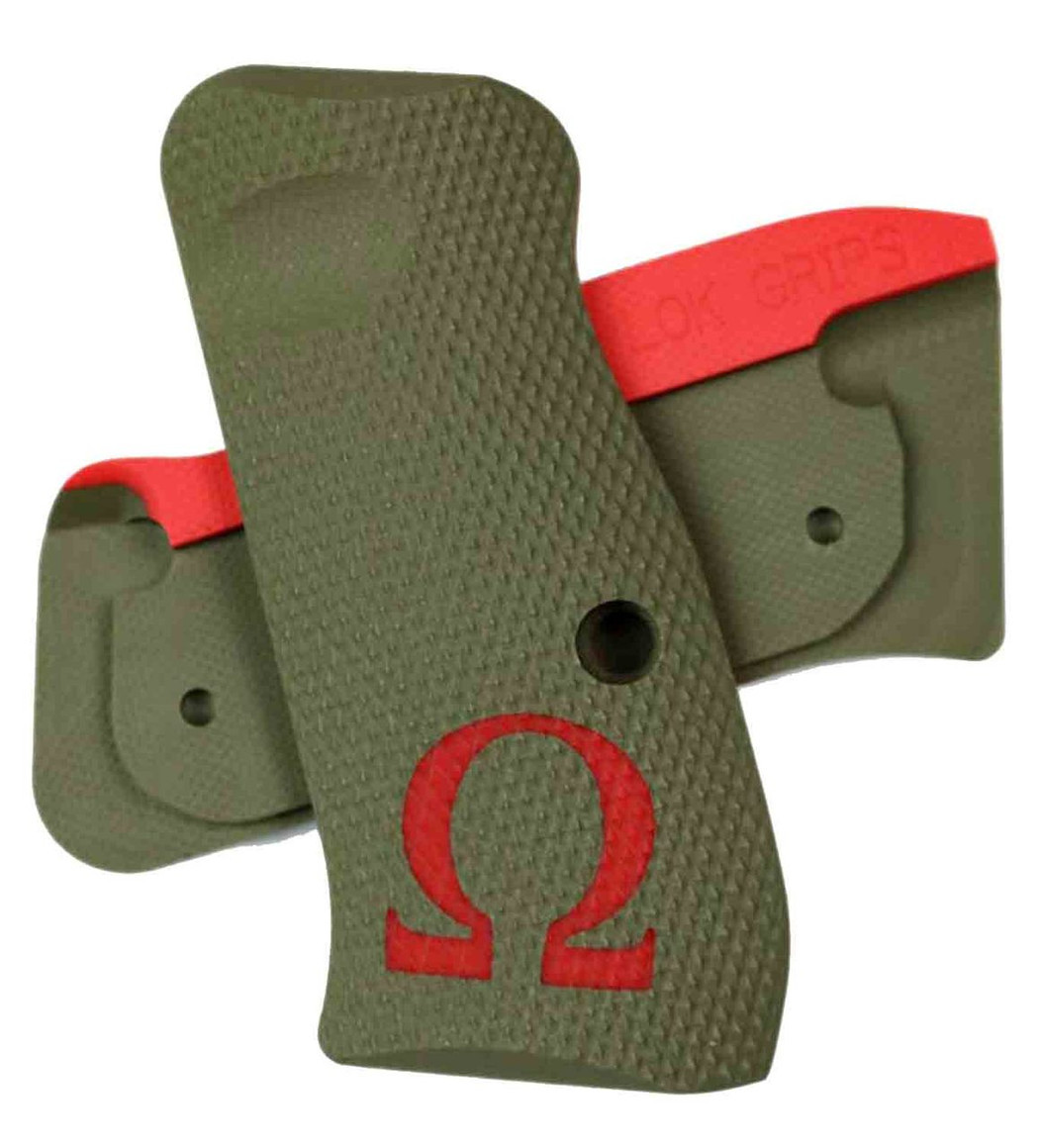 CZ 75 Palm Swell Full Checkered Omega Liner - LOK Grips