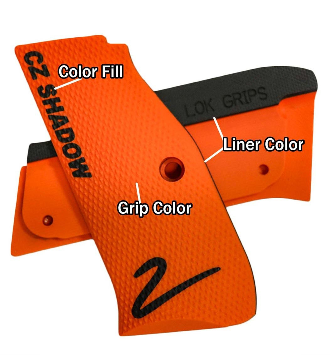 SHADOW-2専用 アルミニウム グリップパネル　オレンジ SHADOW-2専用 アルミニウム グリップパネル オレンジ Carbon8 SHADOW-2