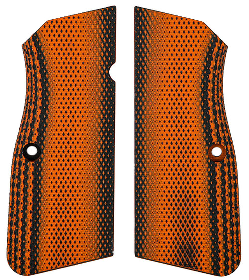 Grip In Legno Checkered Per Browning Hi-Power, High Power, Nuovi, Marca Penguin, Thailandia