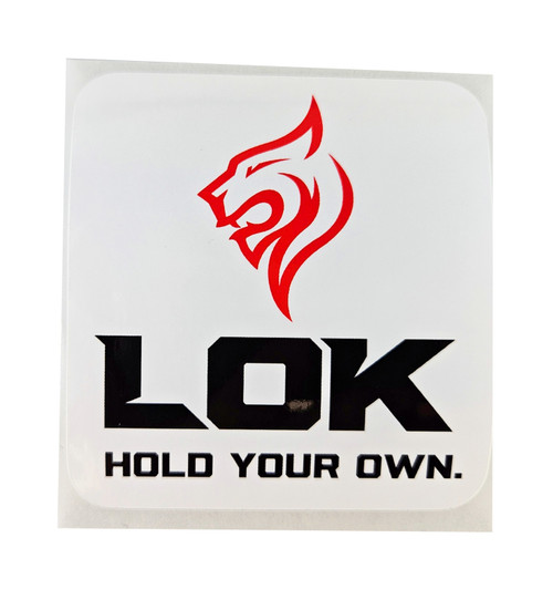 LOK Grips Vinyl Sticker- 3"x3"