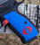 CZ Shadow 2 Palm Swell Checkered - Cobra Color-Fill & Liner blue base with red inlay without guide