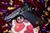 CZ 75 Thin Checkered - Heart Inlay & Liner Black with red inlay