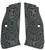 CZ Shadow 2 Palm Swell Veloce grips shown unmounted in Light Grey Black