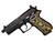 Arex ReX Zero 1 Palm Swell Veloce camo grip shown mounted