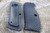Lightweight  CZ 75 Palm Swell grips shown unmounted and in gray