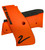 CZ Shadow 2 PalmSwell FullCheckered ColorFill Liner Orange  with black inlay and liner