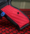 CZ Shadow 2 Palm Swell - Engraved Flag shown mounted in red with blue mag release button
