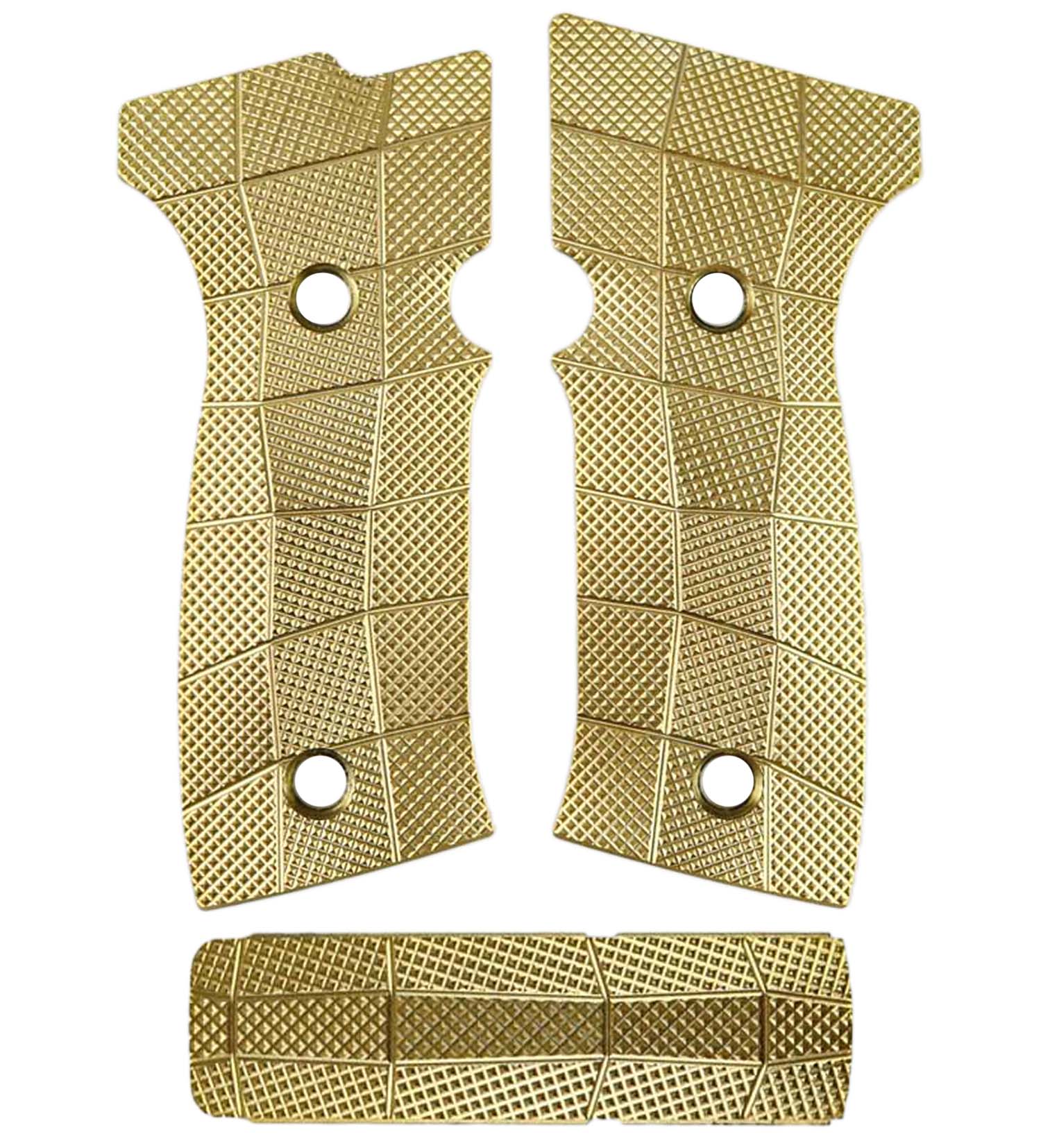 Sig Sauer P320 AXG Brass Grips & Backstrap Combo - LOK Grips