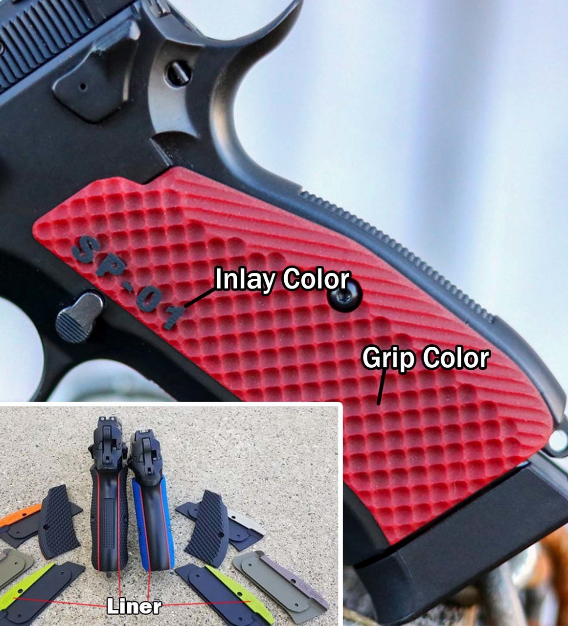 CZ 75 Thin Bogies - 