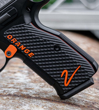 CZ Shadow 2 Orange Grips | Buy CZ Shadow 2 Thin Bogies - LOK Grips