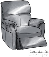 Contemporary Power Recliner