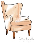 Danish Style Wingback