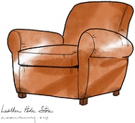 French 1940s Club Chair