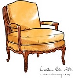 French Bergere Chair