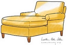 Lawson Style Chaise Lounge