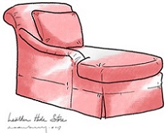 Meridienne Chaise Lounge