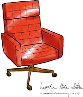 Mid Century Tufted Office Chair