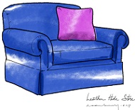 Skirted Oversized Armchair