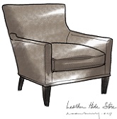 Square Arm Accent Chair