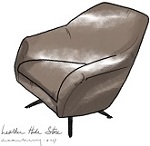 Swivel Lounge Chair