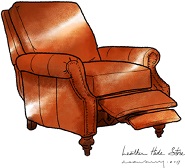 Traditional Style Recliner