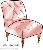 Tufted Slipper Chair