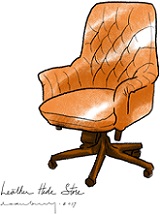 Tulip Style Tufted Office Chair