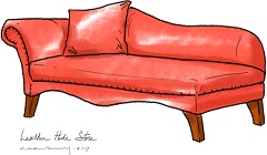 Victorian Style Chaise Lounge
