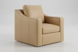 EO#19 Almond Leather shown on Modern Chair