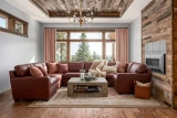 K1151 Cinnabar shown on Farmhouse sofa