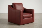 K1219 Hearth Red shown on Modern Chair