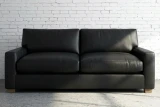 K1395 Jet Black shown on Modern Loveseat