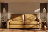 K1401 Amaretto Gold shown on Modern Loveseat