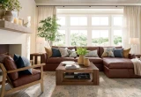 NT#3 Red Rocks Leather shown on Cozy Sofa