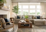 ES#15 Grey Goose Leather shown on Cozy Sofa