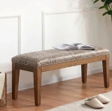 CP#31 Hornback Sierra Leather shown on Entryway Bench
