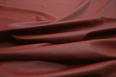 Picture of Venetian Red nappa leather for upholstery showing smooth grain