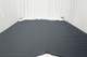 Indigo soft, nappa leather hide for upholstery displayed on a table 
