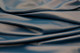 Close-up picture of Rockin Blues, blue leather fabric for seats, sofas and other furniture upholstery.